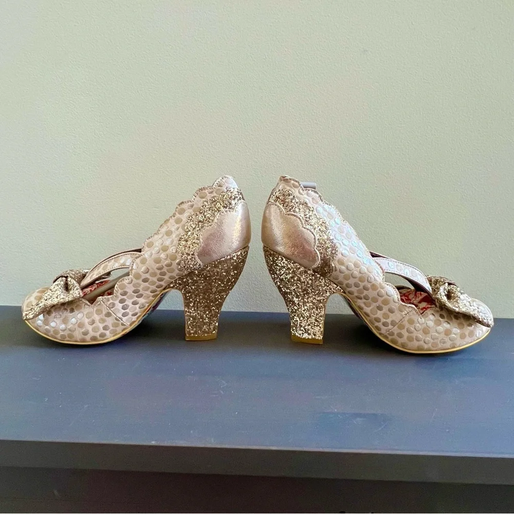 Irregular Choice Curtain Call Gold - Picture 3 of 13